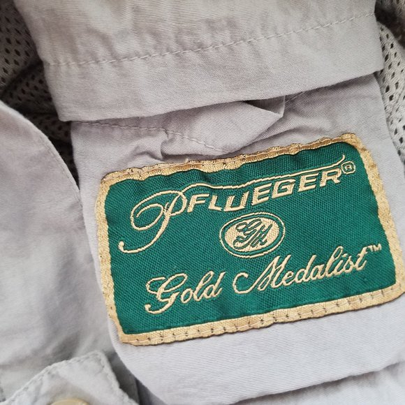 Men Pflueger Gold Medalist Hiking Shorts Swim 36x7 - Picture 5 of 11